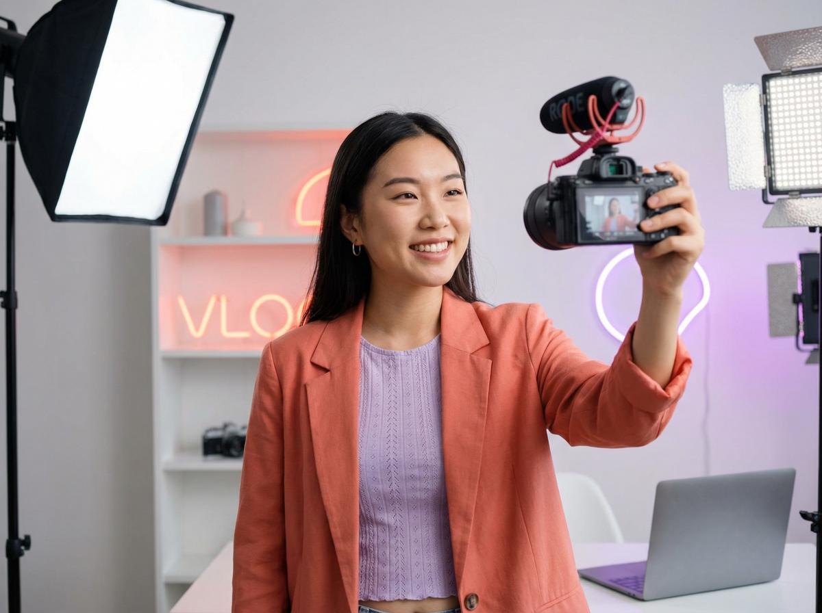 萝莉岛生活视频：一日Vlog记录我的视频创作日常